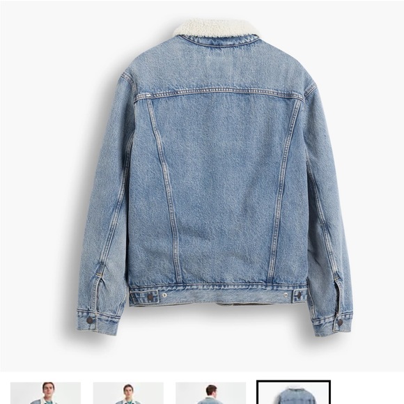 Levi’s Premium Vintage Relaxed Fit Sherpa Trucker Jacket - Picture 4 of 4